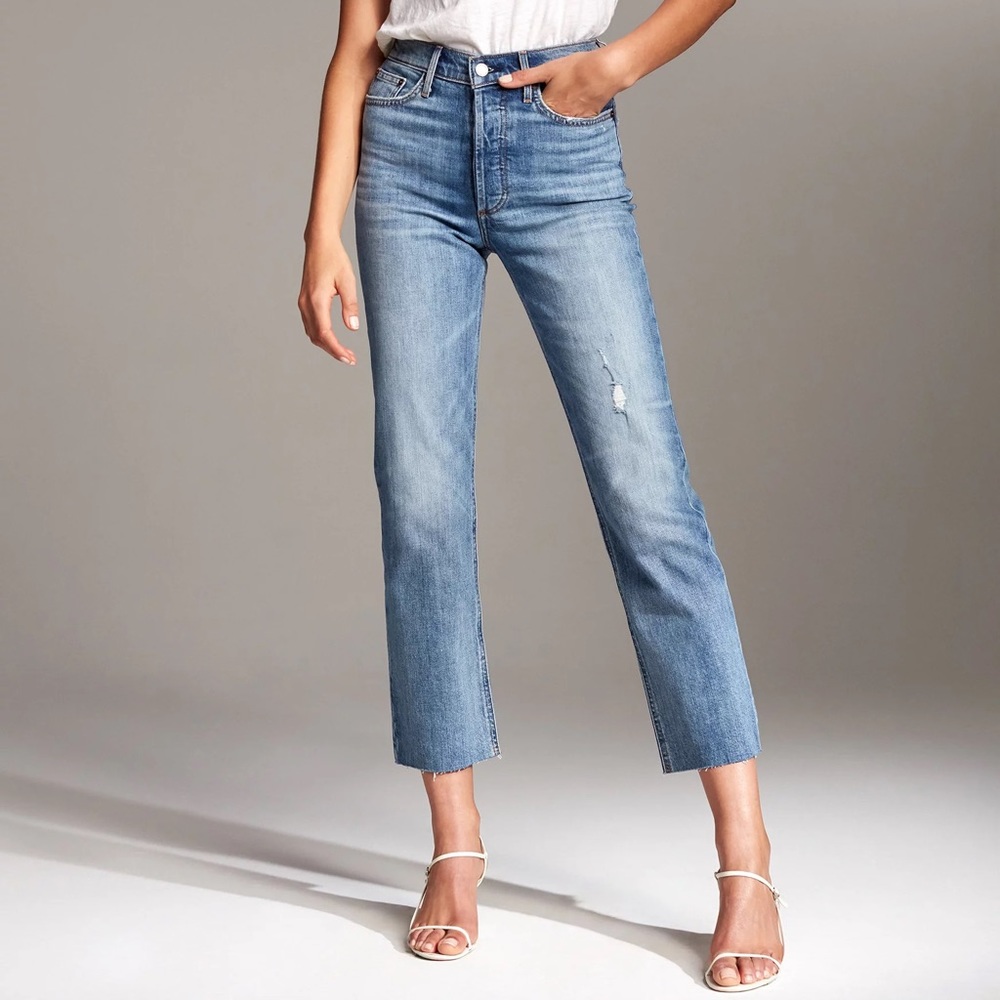 Denim Forum The Arlo High Rise Straight